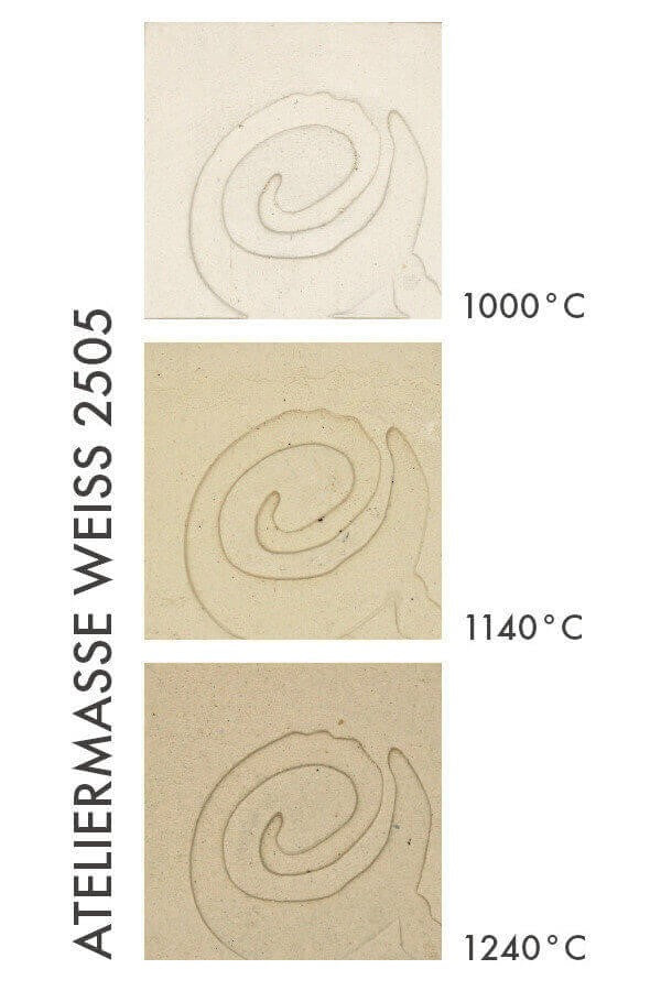 Ateliermasse Weiss 2505 Stoneware Çamuru